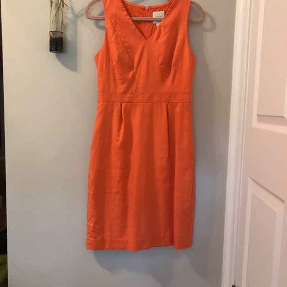 J. Crew Coral Shift Dress - Picture 2 of 5